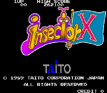 Insector X (World) screen shot title